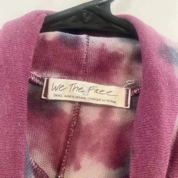 Free People tie dye turtleneck blouse small - Picture 4 of 4